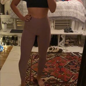 Mauve Leggings with pockets